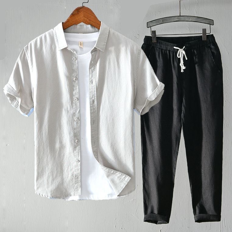 Linen Shirt Breathable - Sangat Sangat Murah! Penawaran yang Bagus!