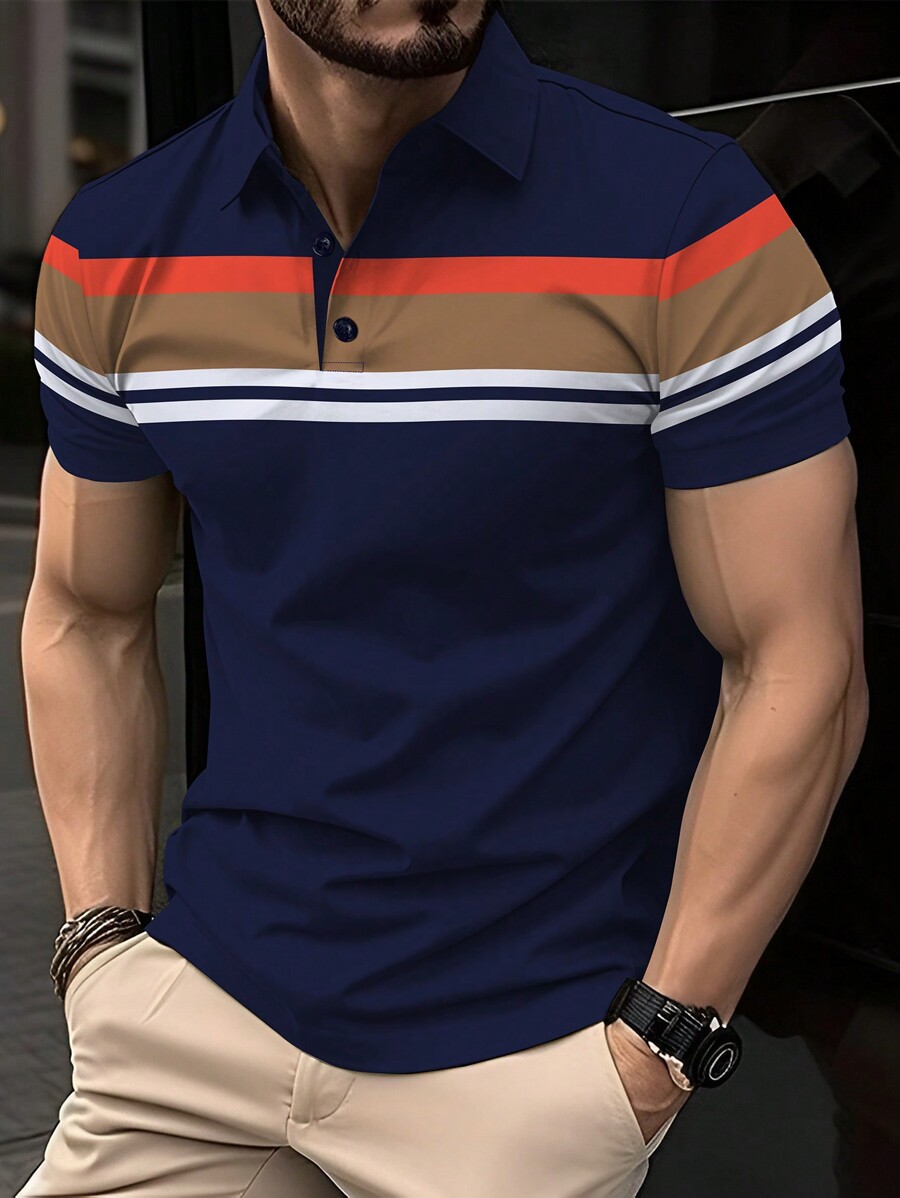 Polo Shirt Pique - Kemeja Polo Formal Lengan Pendek Calvornis