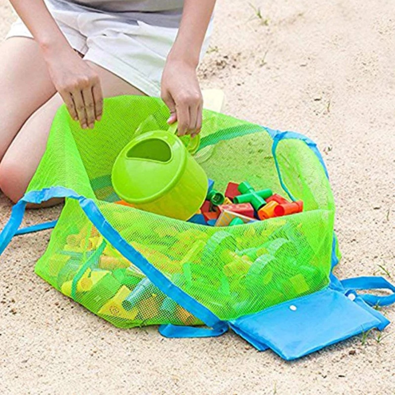 Beach Towel Large - Tas Jaring Portabel untuk Anak-anak, Tas