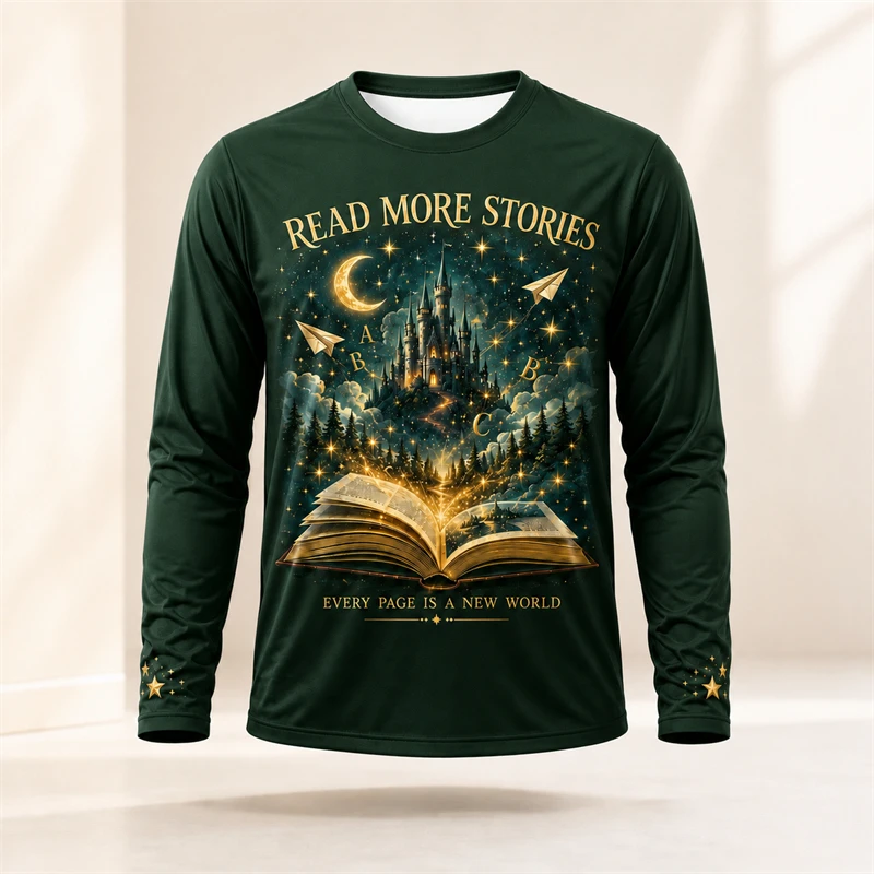 Kaos Lengan Panjang dengan Mot - Tee Graphic Print ulasan dan harga